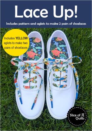 Lace Up Pattern With Yellow Aglets