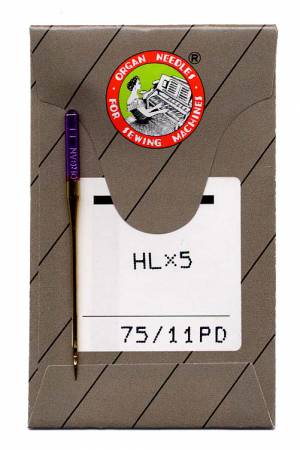 Organ Titanium Quilting Machine Needle Size 11/75
