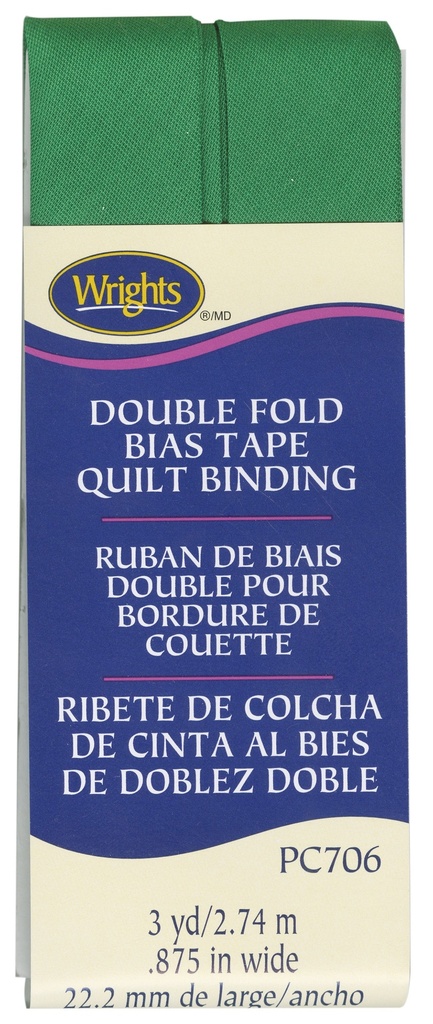 DF Quilt Bind Emerald 7/8in x 3yd