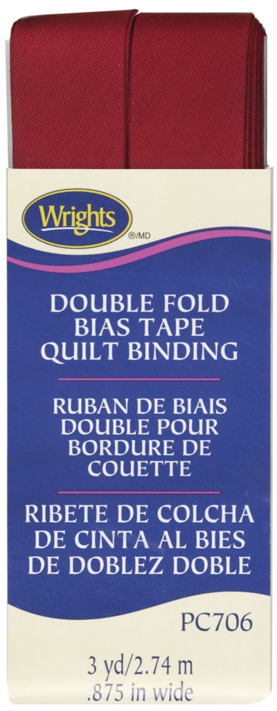 DF Quilt Bind Scarlet 7/8in x 3yd