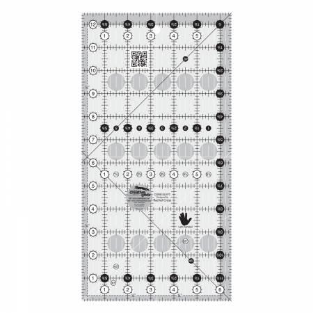 Creative Grids Left Handed Quilt Ruler 6-1/2in x 12-1/2in
