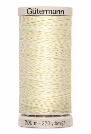 Hand Quilting Cotton Thread 200m/219yds Light Pearl