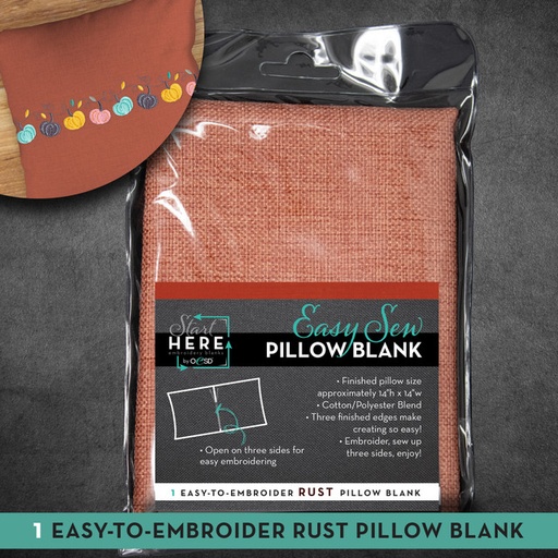 [OESD80439] OESD Pillow Case Rust 14"X14" 1/pc