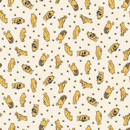 [C17002R-Cream] Winnie the Pooh Toss C17002R Cream