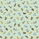 [C17003R-Green] Winnie the Pooh Characters C17003R Green