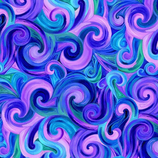 Swirls CD3588 Purple