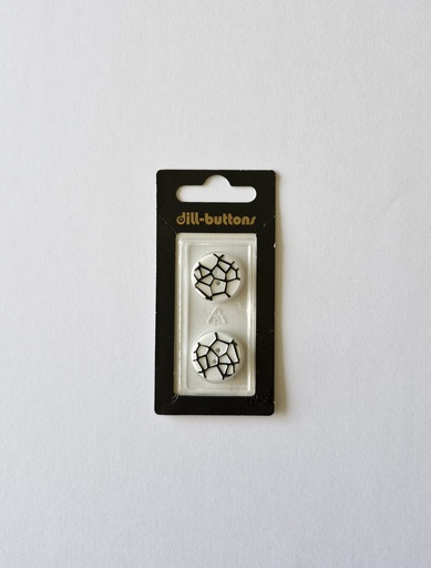 [000097] 11/16" polyamide button white