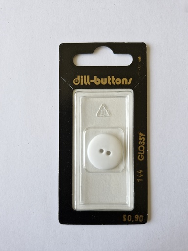 [000144] 11/16" Polyamid button optical white