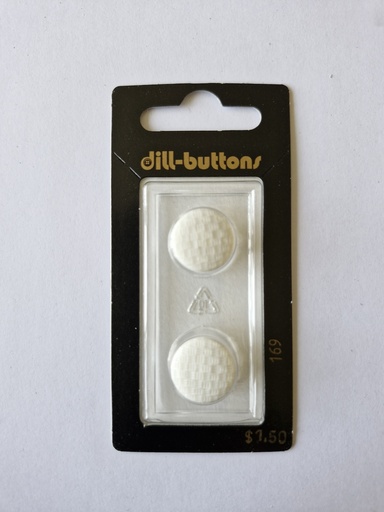 [000169] 5/8" Polyamid button optical white