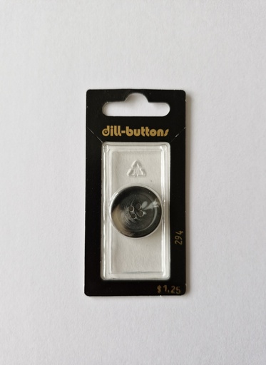[000294] 7/8" Polyester button grey
