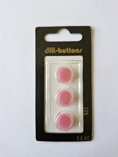 [000563] 1/2" Polyester button rose