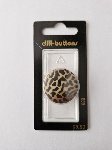 [000882] 1-1/8" polyamide fashion button beige