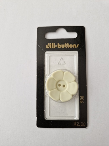 [000906] 1-1/8" polyamide fashion button beige