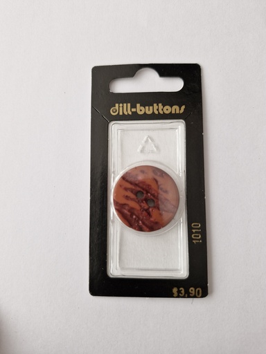 [001010] 1"   polyester button brown