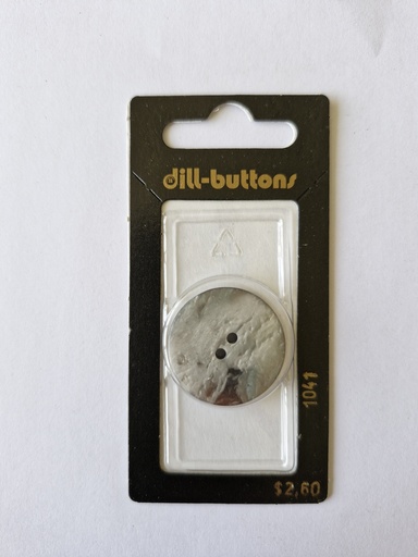[001041] 1" Polyester button brown