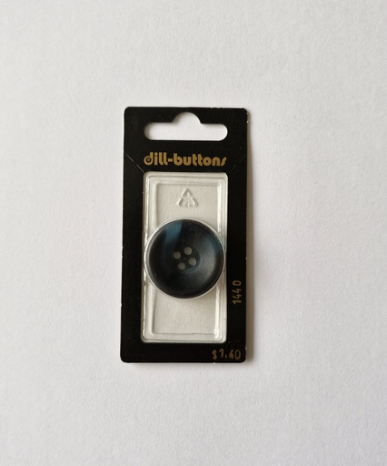 [001440] 1-1/8" Polyester button navy