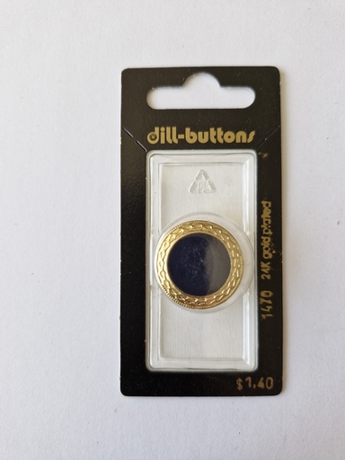 [001470] 7/8" Full metal enamelled navy