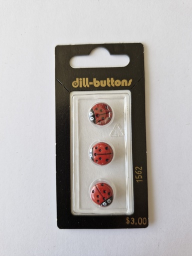 [001562] 7/16" children button red