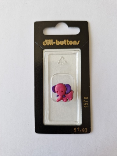 [001578] 3/4" children button bordeaux