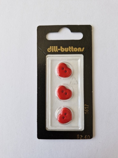 [001617] 1/2" children button red