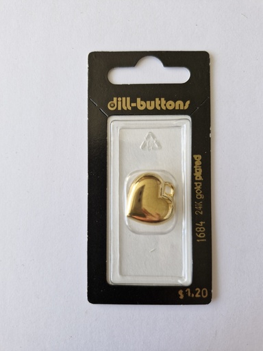 [001684] 3/4" ABS Pendants gold