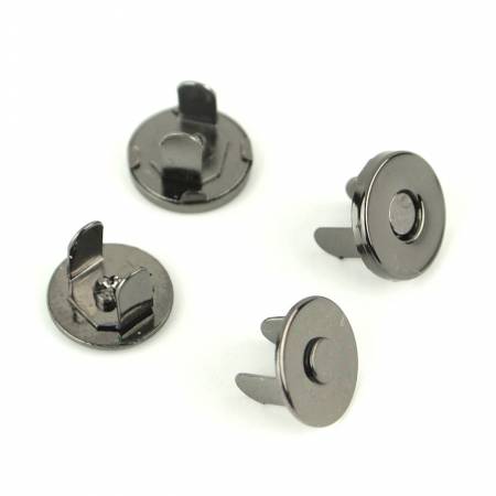 [STS175B] Two Magnetic Snaps 1/2" Gunmetal