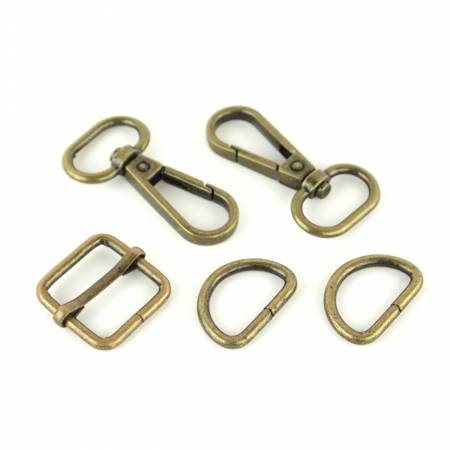 [STS193A] Basic Hardware Set Level 3 3/4in Antique Brass