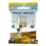 Organ Needles Titanium 80/12 POP