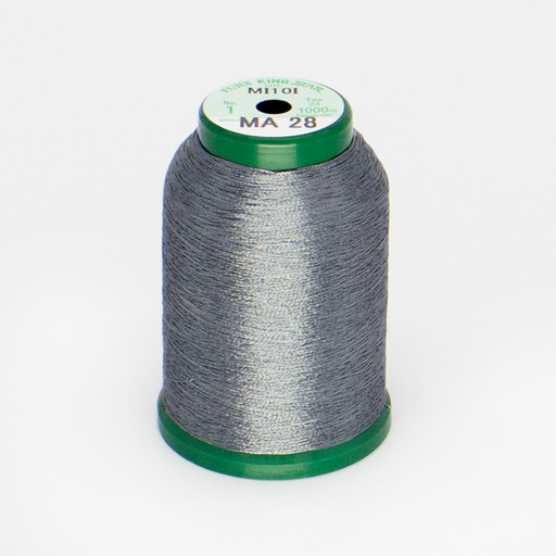 [A470028] KingStar Metallic Embroidery Thread - Pewter (MA28)