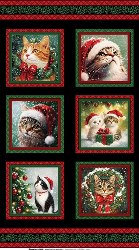 Merry Cats 16772 12 panel