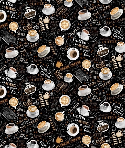 Coffee Tossed Words W135-006-090