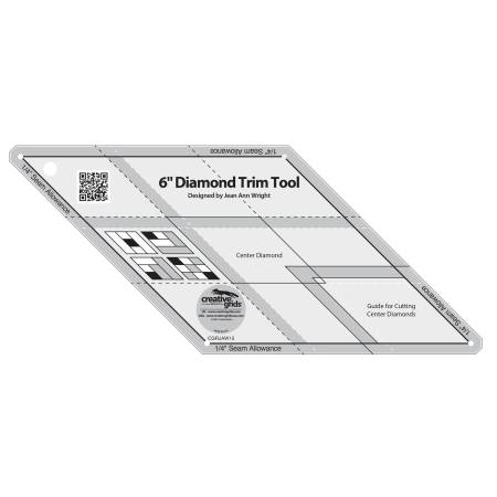 [CGRJAW15] Creative Grids® 6in Diamond Trim Tool