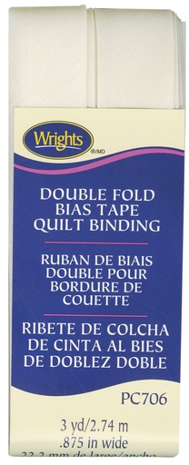 DF Quilt Bind Oyster 7/8in x 3yd