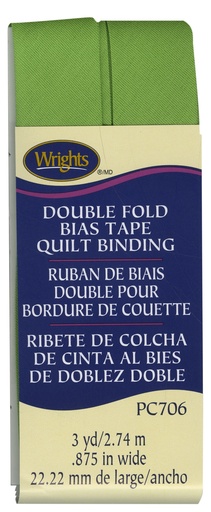 DF Quilt Bind Leaf 7/8in x 3yd