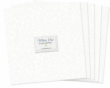 [1525879830] 10" Squares White Out 24pc