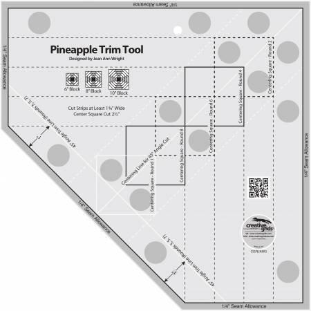[cgrjaw12] Creative Grids 12" Skinny Pineapple Trim Tool