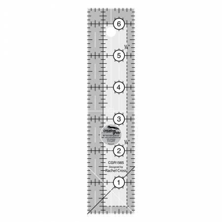 [CGR1565] Creative Grids Quilt Ruler 1-1/2" x 6-1/2"