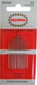 [CB135-3-9] Crewel Embroidery Needle Sz 3/9