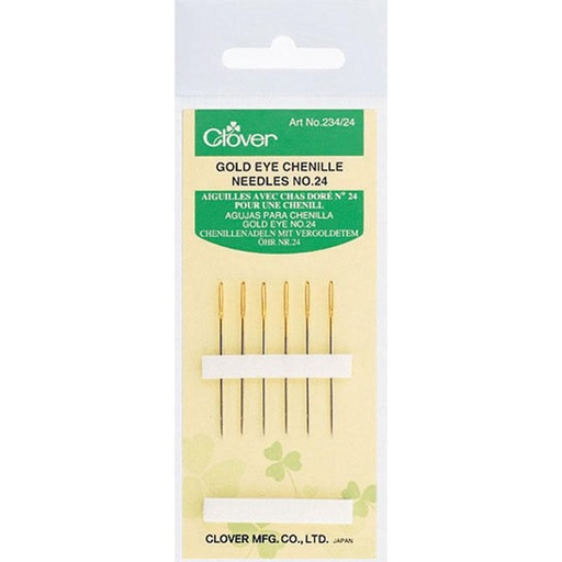 [234CV-24] Gold Eye Chenille Needles #24