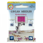 [3000121POP] Organ Needles Embroidery 75/11