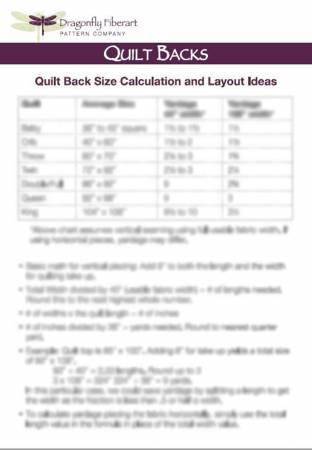 [DFT-55] Quilt Backs Learning Series Card